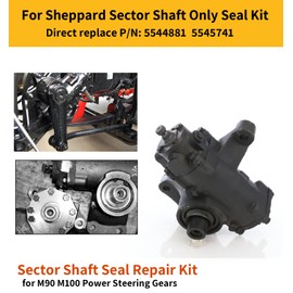 Replacement for 5545741/5544881 Shaft Sector Seal Kit, for Sheppard M100 M90 Power Steering Gear Sector Shaft Seal Kit,