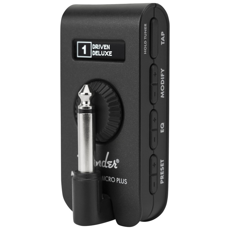 Fender Mustang Micro Plus Headphone Amplifier Bundle with 12-Pack Picks