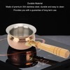 Stainless Steel Butter Warmer Small Saucepan Multifunction Butter Melting Pot