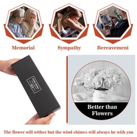 Boiveco Memorial Sympathy Wind Chimes Gifts for Loss of Loved One, Bereavement Gift Ideas Memorial Wind Chime Remembrance Funeral Condolence Gifts in Memory of Loved One Gifts