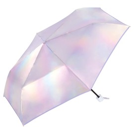 Wpc. UPEM-938-002 Rain Umbrella, Grow Pearl Umbrella, Mini, Lavender, Folding Umbrella, 19.7 inches (50 cm), Women's, Pastel Colors, Glitter, Photogenic, Fancy, Maiden, Aurora, Girly, Stylish, Cute