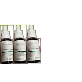 HEB skin nutrition niacinamide 5%+squalene Serum 1oz(pack of 3)