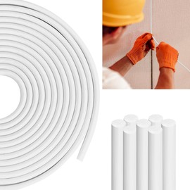 U0U Backer Rod 1/4 Inch,White Backer Rod Caulk Saver for Gaps and Joint Concrete Filling,16.4Ft Concrete Expansion Joint Filler (1/4 inch *16.4 feet)