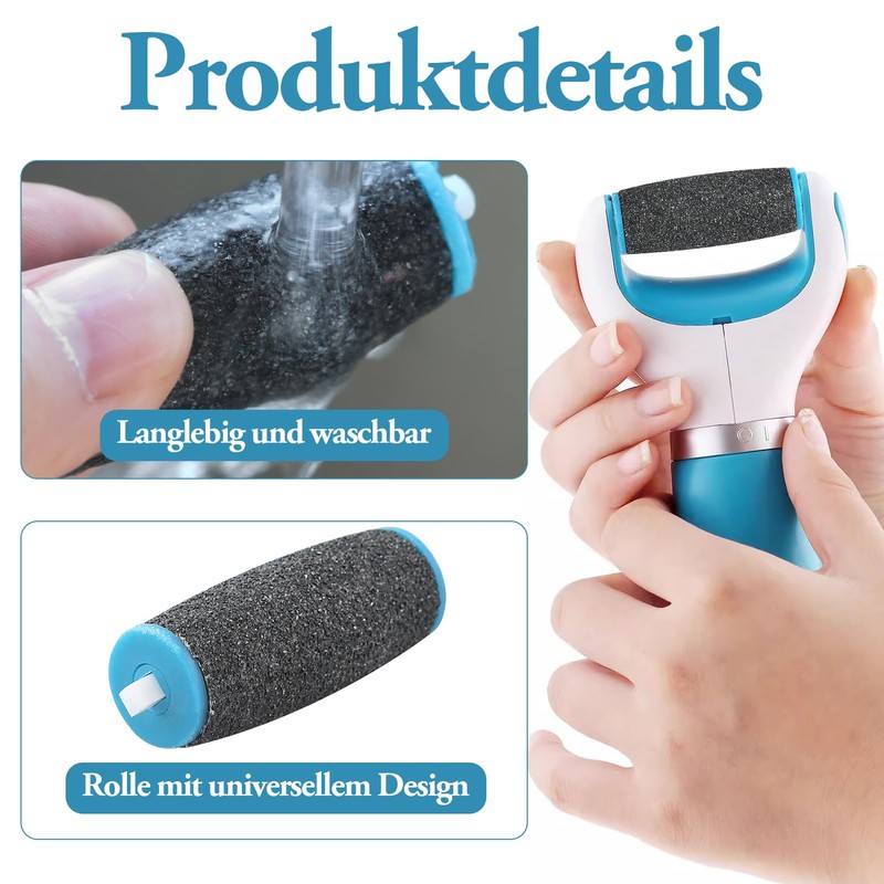 Pack of 11 Callus Remover Replacement Rollers, Extra Coarse Replacement