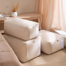 Oxford Fabric Living Box Bed organizer medium size 5ea