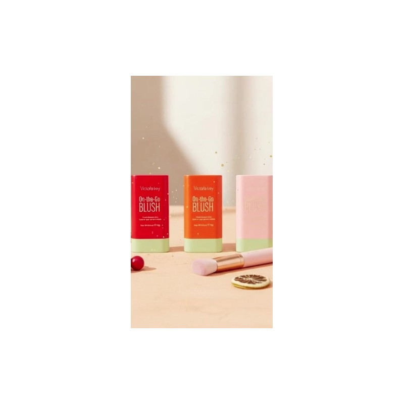 3pzs Maquillaje Colorete En Barra Labios Y Mejillas Natural
