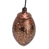 Iron Hollow Water Drop Lamp Solar LED Lantern Garland Garden
