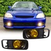 WEZEMLIGHT Driving Fog Lights Replacement For Honda Civic 1999 2000