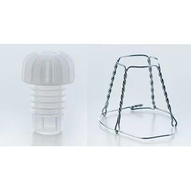North Mountain Supply Champagne Cork and Wire Hoods - Made in Italy - Set of 25