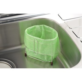 Yoshikawa 1305300 Dish Drainer Stand for Corners, Stainless Steel, Silver, 6.4 x 5.0 x 5.7 inches (16.3 x 12.8 x 14.5 cm)