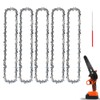 5 Pcs Chain Saw Replacement Blade 6 Inch Mini Chain