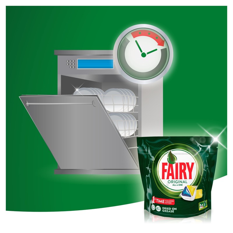 Fairy Original Dishwasher Tablets Lemon (22 Tablets)