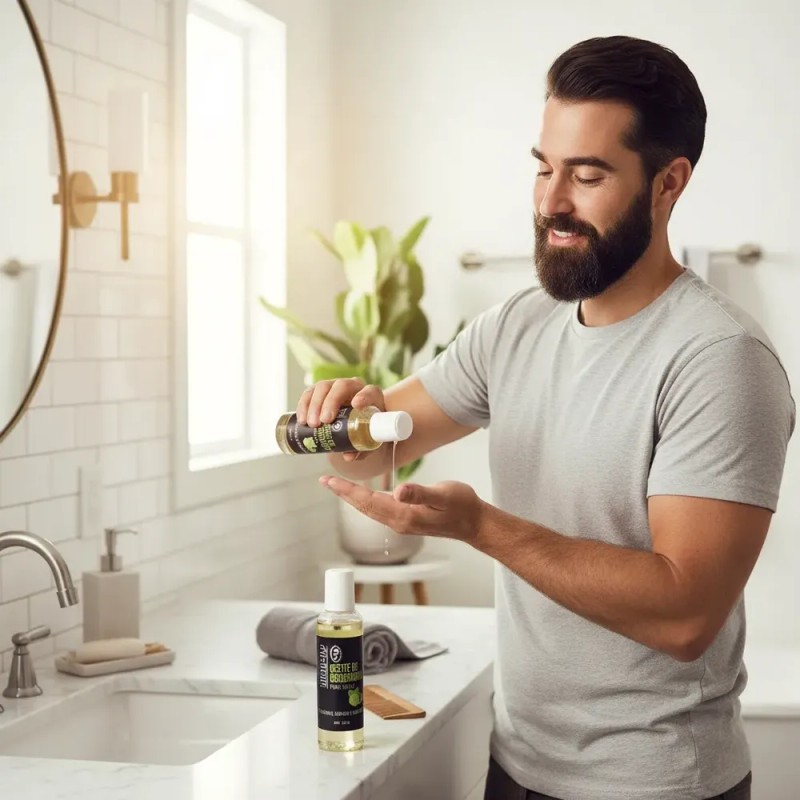 Aceite De Bergamota 125 Ml Crece Barba Y Bigote Kit