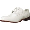 Stacy Adams Men's Madison Plain Oxford,White,13 D US
