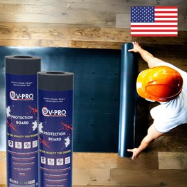 V-PRO 317sqft Floor Protector - Anti Paint, Durable, Waterproof, Floor Covering - Ideal for Construction, Renovations and Move. - Ultimate Floor Protection Solution for Home and Office