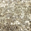 McAllen Gold Aluminium Metal Mosaic Tiles