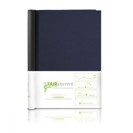 FAIRklemmt Napura Canvas Binder A4 Navy