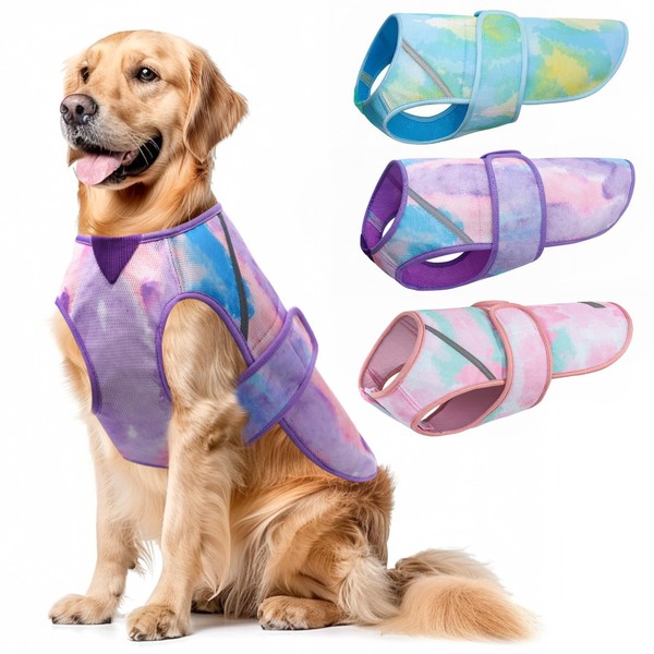 KYEESE Dog Cooling Vest for Large Dogs Lightweight Pet Cooler