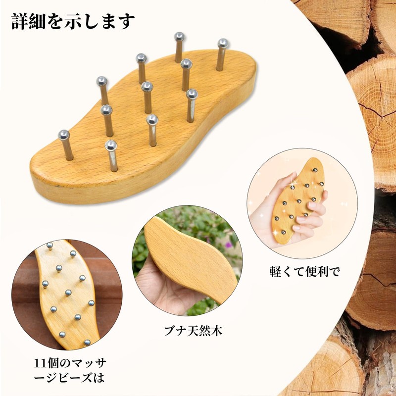 kasanidika Cassis Scalp Massage, Hair Brush, Non-marking Plate Head Massage,