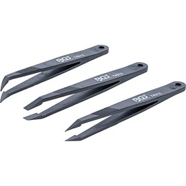 BGS 74312 | Plastic Tweezers Set | 3 Pieces