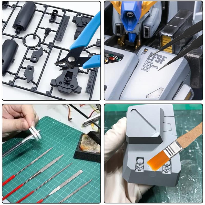 XINGYHENG 41Pcs Modeler Basic Tools Craft Set Compatible with Gundam