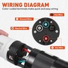 50AMP RV Power Cord Twist Lock Plug with Locking Ring