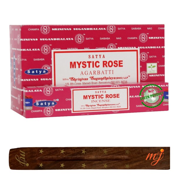 Original Satya Nag Champa Mystic Rose Incense Sticks | with