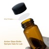 ALWSCI 20 Stück 20mL Bernstein Glas Probe Fläschchen Probenahme Flaschen