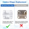 Landical 12 Pack Coolers Hinges Cooler Replacement Includes 12 Sturdy