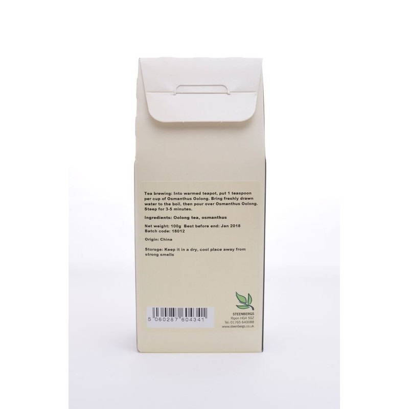Steenbergs Osmanthus Oolong Tea Loose Leaf 80g