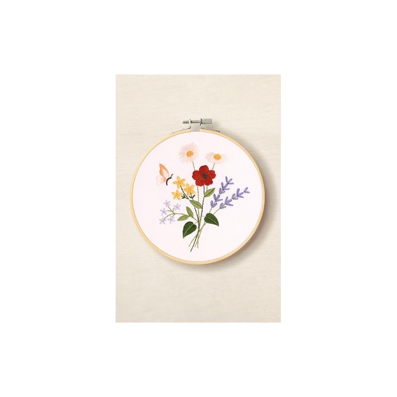 DMC Sumptuous Summer Flowers - Medium Embroidery Kit