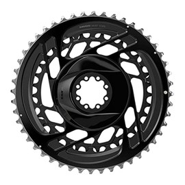SRAM, Force D2 2x Chainring Kit, Chainring, Teeth: 33/46, Speed: 12, BCD: Direct Mount, Aluminum, Black