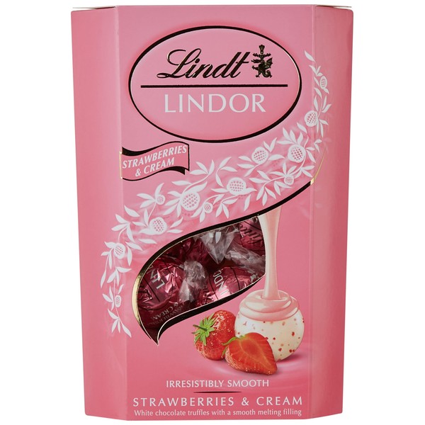 Lindt Lindor Strawberries & Cream 200g
