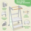 Foldable Toddler Tower 95% Preassembled Kitchen Stool Helper Folding Step
