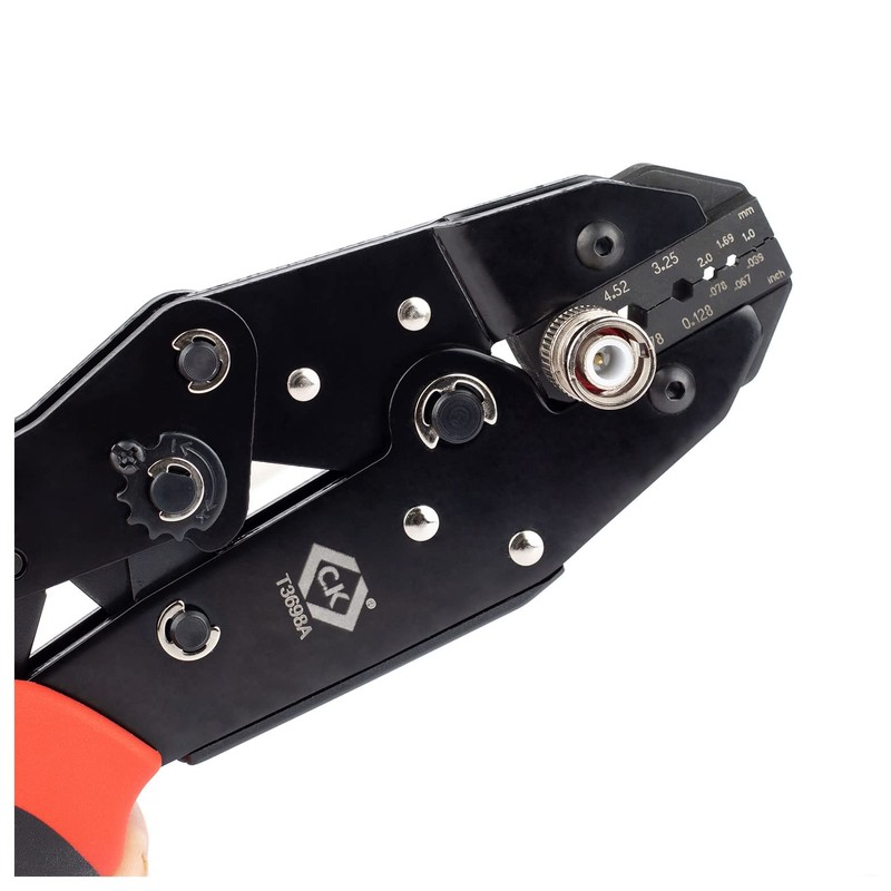 Ratchet Crimping Tool for Coaxial Cable