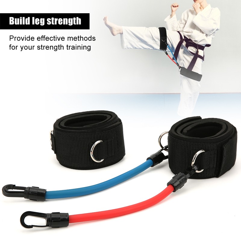 Latex Tube Anti-skid Adjustable Power Exercise Leg Strength Training Resistance