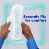 Always Maxi Pads Size 4 Overnight Absorbency Unscented without Wings,