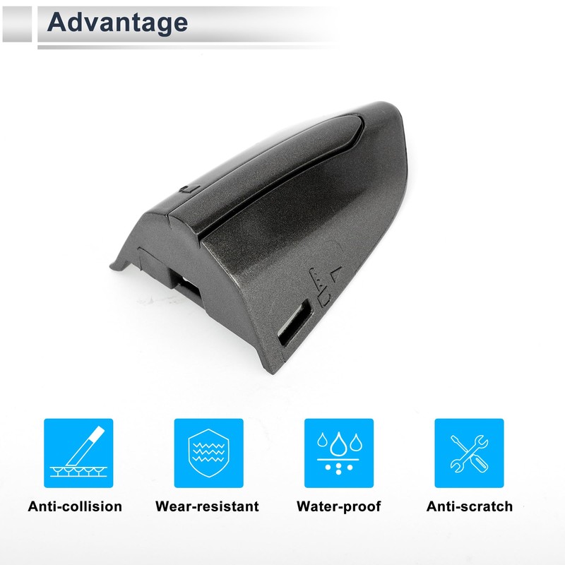 RATCHROLL Front Left Door Handle End Cap Lid Outside Lock