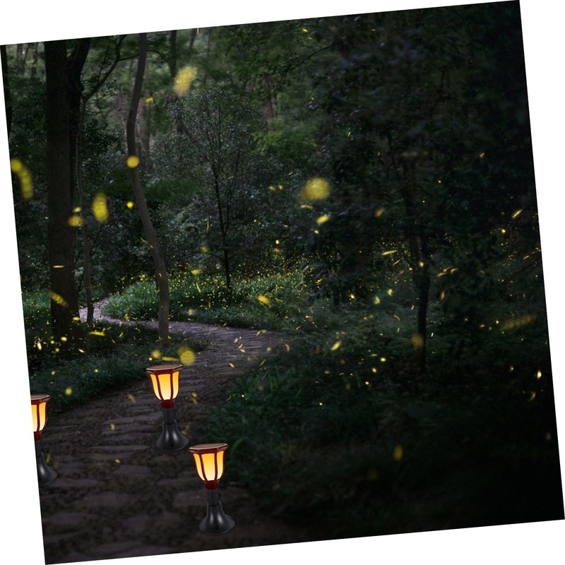 Operitacx 10Pcs Garden Lamp Base Replacement Sturdy and Lightweight Design