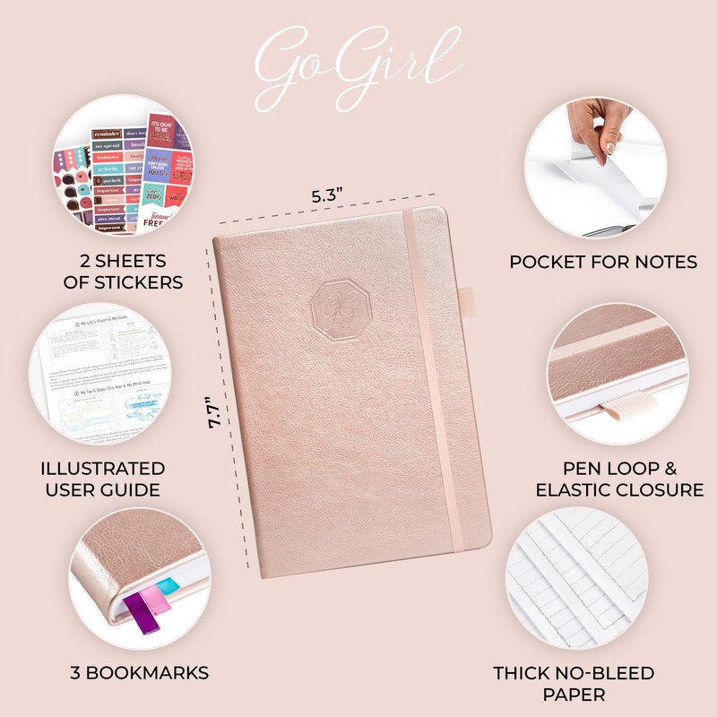 GoGirl Weekly Schedule Planner – Hourly Work & Life Planner