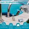 Zylorix One-Stop Pool Anchor Removal Tool Kit with 5 PCS