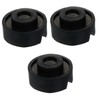Gatuida 3pcs Car Floor Slotted Rubber Pad Protector Jack Stand