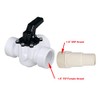 ATIE Pool & Spa 3-Way Diverter Valve with 1-1/2" Female