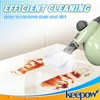 KEEPOW Universal Microfiber Cloths for Handheld Steam Cleaner Attachments Compatible