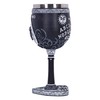 Nemesis Now B5141R0 Black and White Spirit Board Goblet Glass,