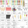 WIURGOHA 111PCS Fishing Lures Kit with Tackle Box for Bass