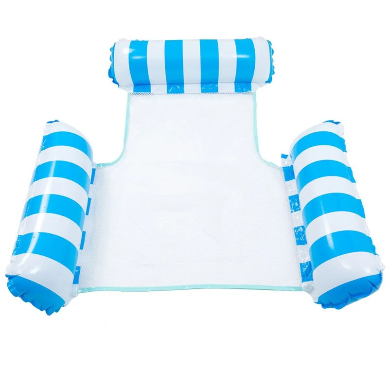 Adult Inflatable Water Hammock Pool Float – 4-in-1 PVC Lounge