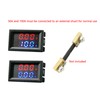 50A 100A Digital Voltmeter Ammeter Colour LED Digital Voltmeter Micro-Adjustment