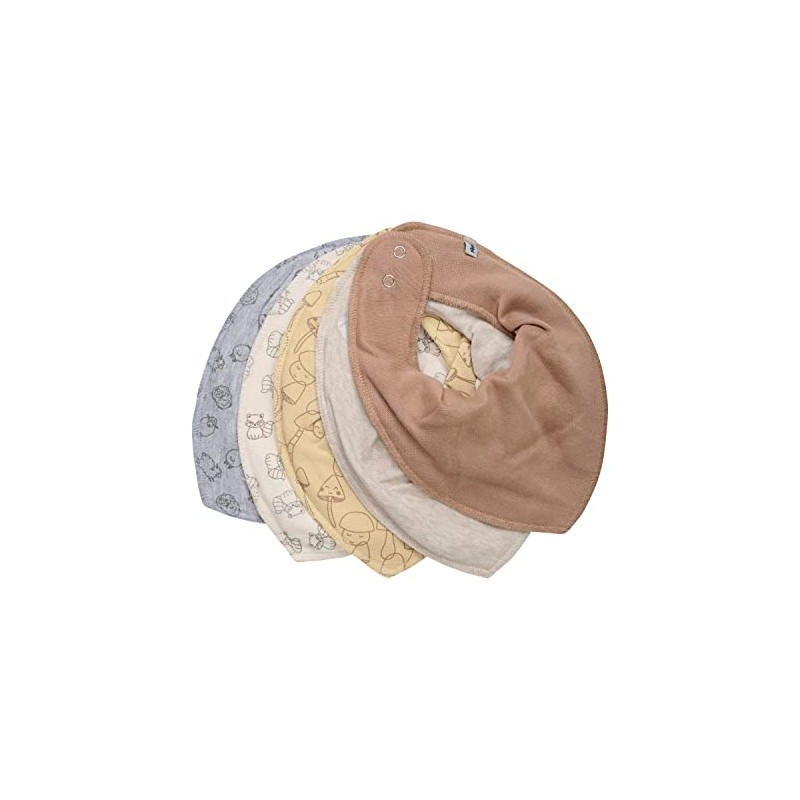 Pippi made with love Unisex Baby Triangle Bib, Straw