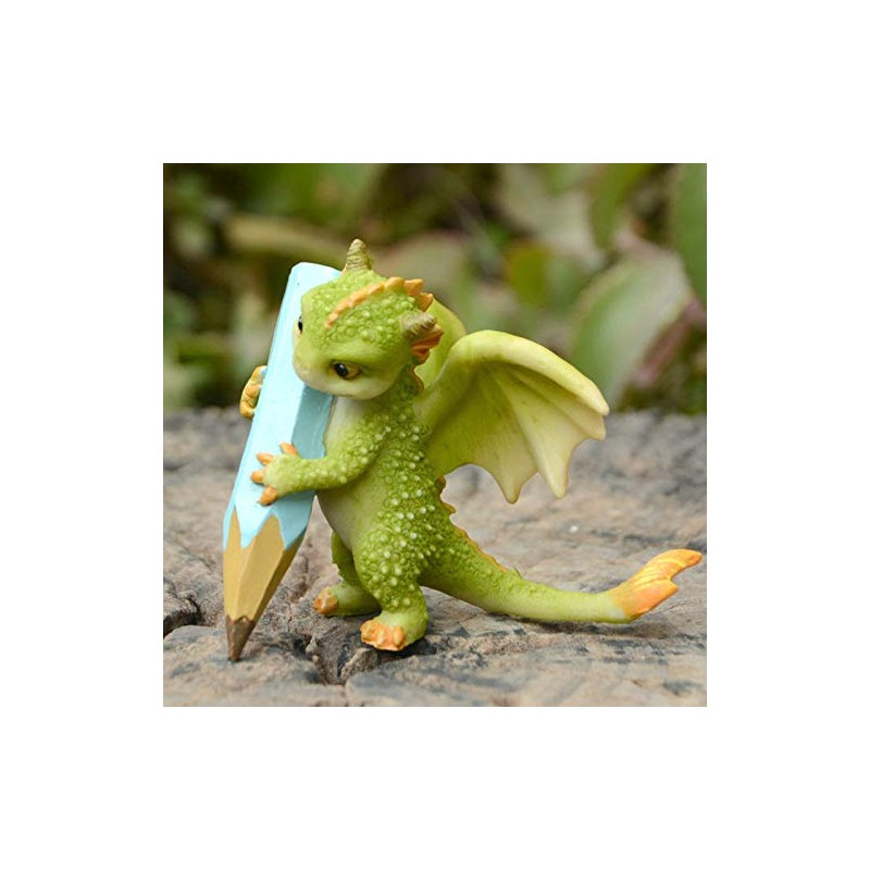 Gemmia Fairy Garden Dragon Figurine- Love Dragon